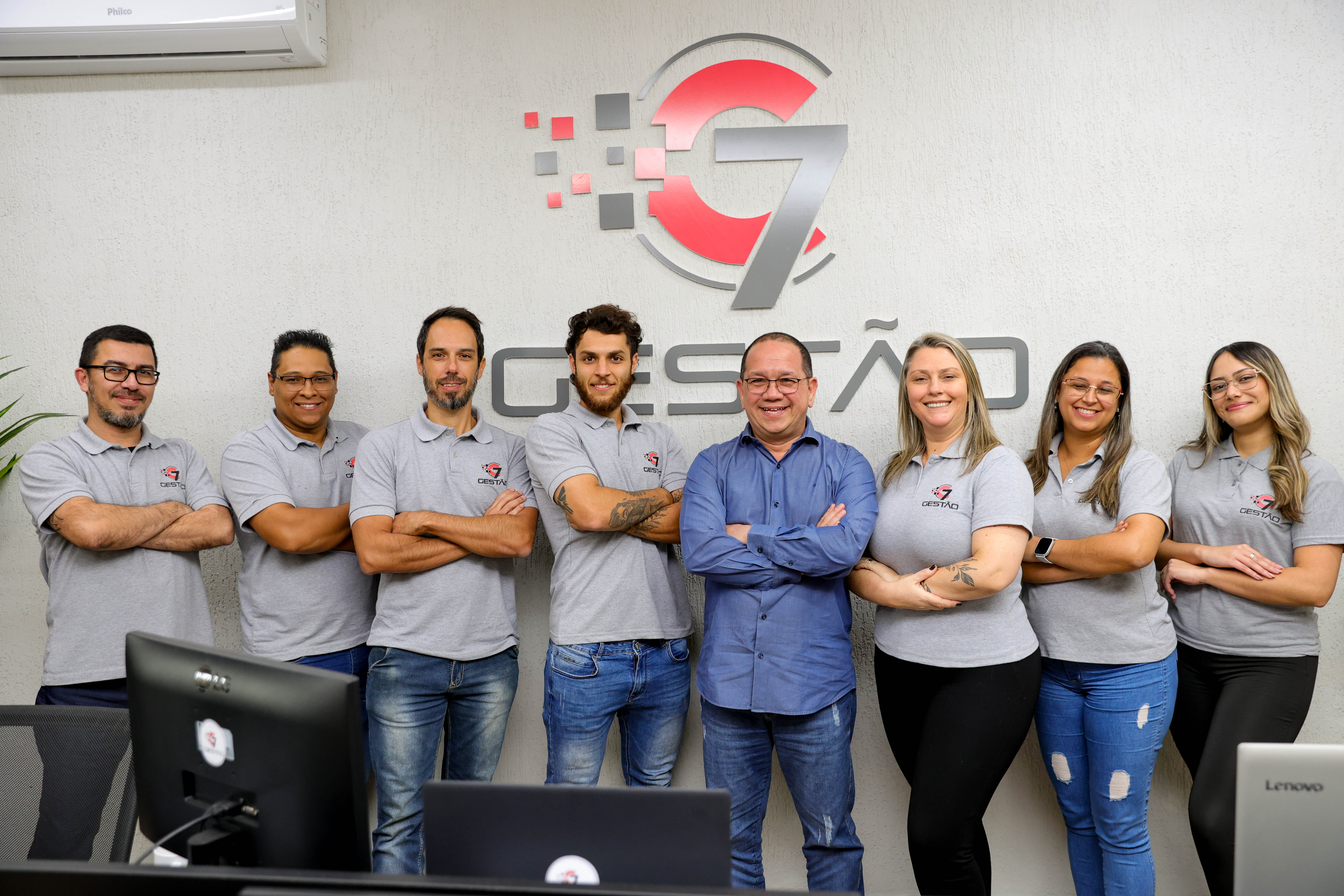 Equipe C7 Gestão reunida